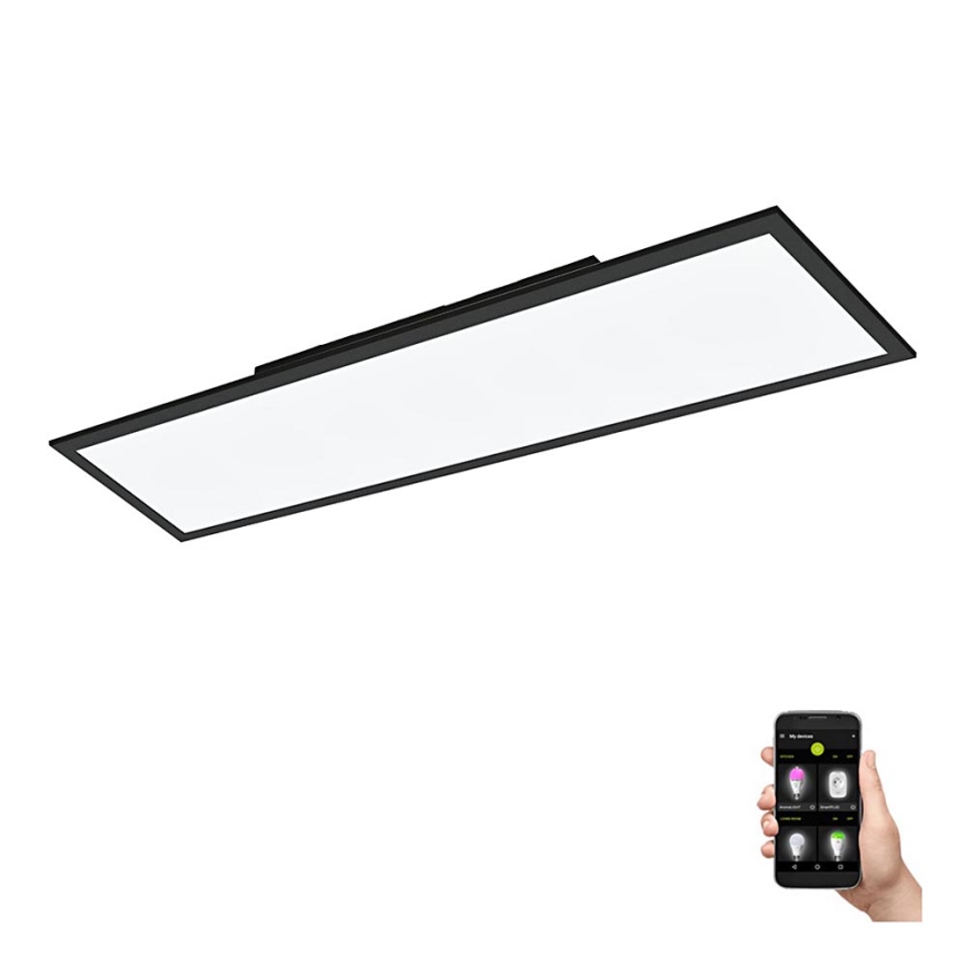 Eglo - LED Dimmable ceiling light LED/33,5W/230V black ZigBee