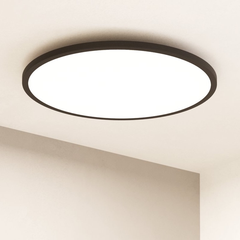 Eglo - LED Dimmable ceiling light LED/41W/230V d. 60 cm black
