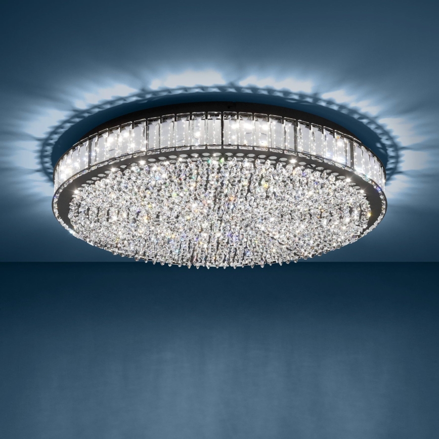 Eglo - LED Dimmable ceiling light LED/52,4W/230V 4000K black