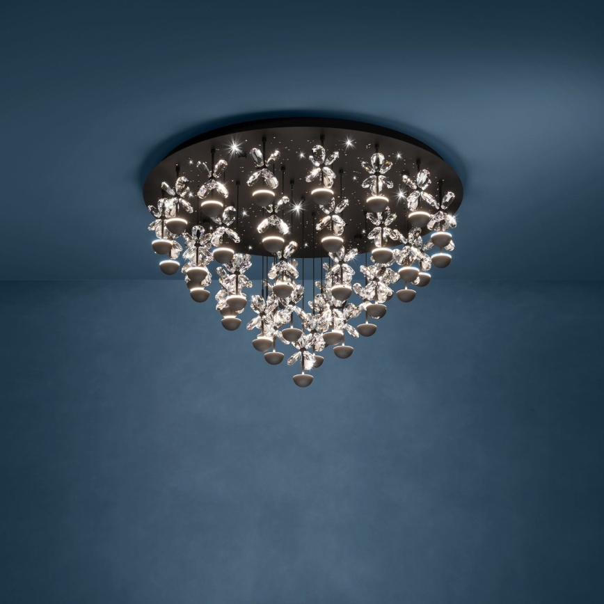 Eglo - LED Dimmable ceiling light LED/77,4W/230V 3000K black