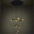 Eglo - LED Dimmable chandelier on a string 10xLED/2,3W/230V 3000K d. 58 cm