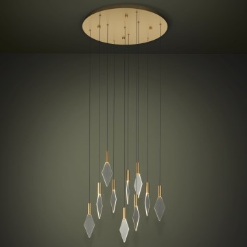 Eglo - LED Dimmable chandelier on a string 10xLED/3W/230V 3000K d. 58 cm gold