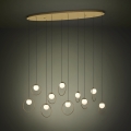 Eglo - LED Dimmable chandelier on a string 10xLED/3W/230V 3000K gold