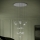 Eglo - LED Dimmable chandelier on a string 17xLED/3W/230V 3000K shiny chrome