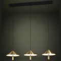 Eglo - LED Dimmable chandelier on a string 3xLED/12W/230V 3000K gold