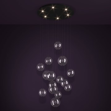Eglo - LED Dimmable chandelier on a string 6xLED/4,2W/230V 3000K clear