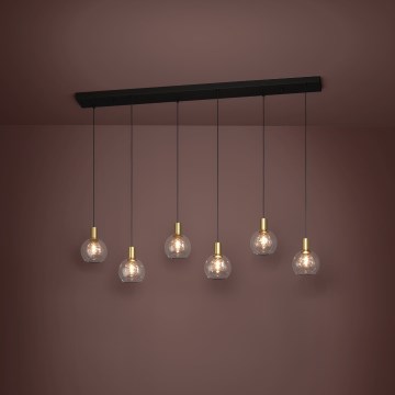 Eglo - LED Dimmable chandelier on a string 6xLED/5,4W/230V 3000K gold
