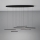 Eglo - LED Dimmable chandelier on a string 6xLED/8,4W/230V 3000K black
