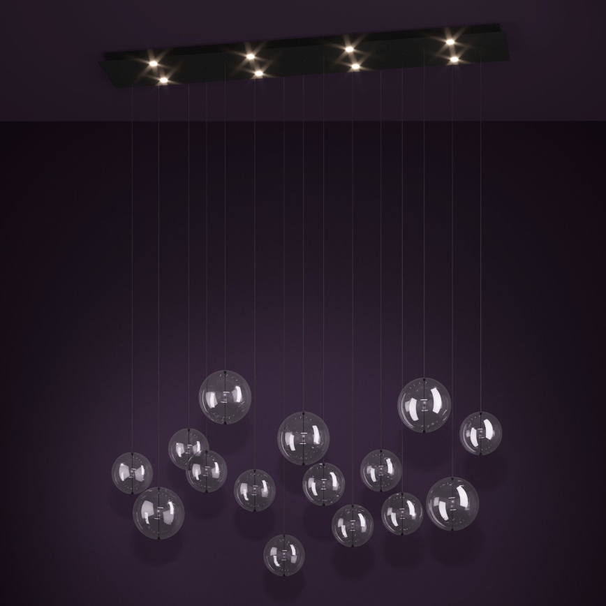 Eglo - LED Dimmable chandelier on a string 8xLED/4,2W/230V 3000K clear