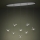 Eglo - LED Dimmable chandelier on a string 8xLED/4,2W/230V 3000K shiny chrome