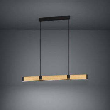 Eglo - LED Dimmable chandelier on a string LED/28,8W/230V 3000K black/brown