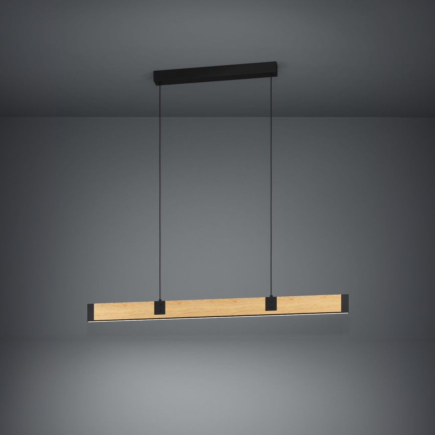 Eglo - LED Dimmable chandelier on a string LED/28,8W/230V 3000K black/brown