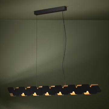 Eglo - LED Dimmable chandelier on a string LED/44W/230V 3000K black/gold
