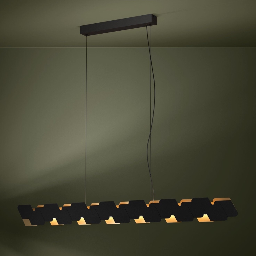 Eglo - LED Dimmable chandelier on a string LED/44W/230V 3000K black/gold