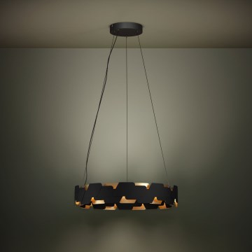 Eglo - LED Dimmable chandelier on a string LED/72W/230V 3000K black/gold