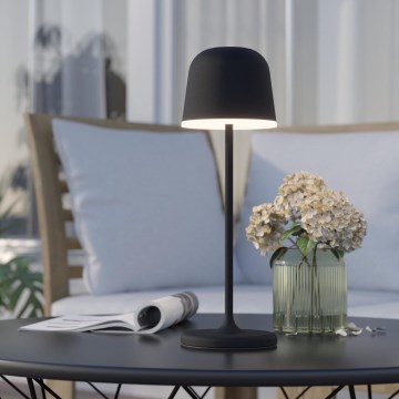 Eglo - LED Dimmable outdoor rechargeable lamp LED/2,2W/5V 1800 mAh black IP54