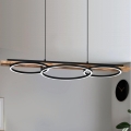 Eglo - LED Dimmable Pendant Light on Cable 2xLED/12.5W/230V+LED/15.5W 3000K Brown/Black