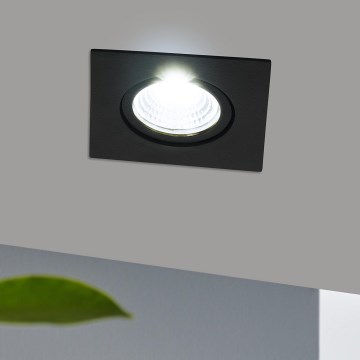 Eglo - LED Dimmable recessed light LED/6W/230V black