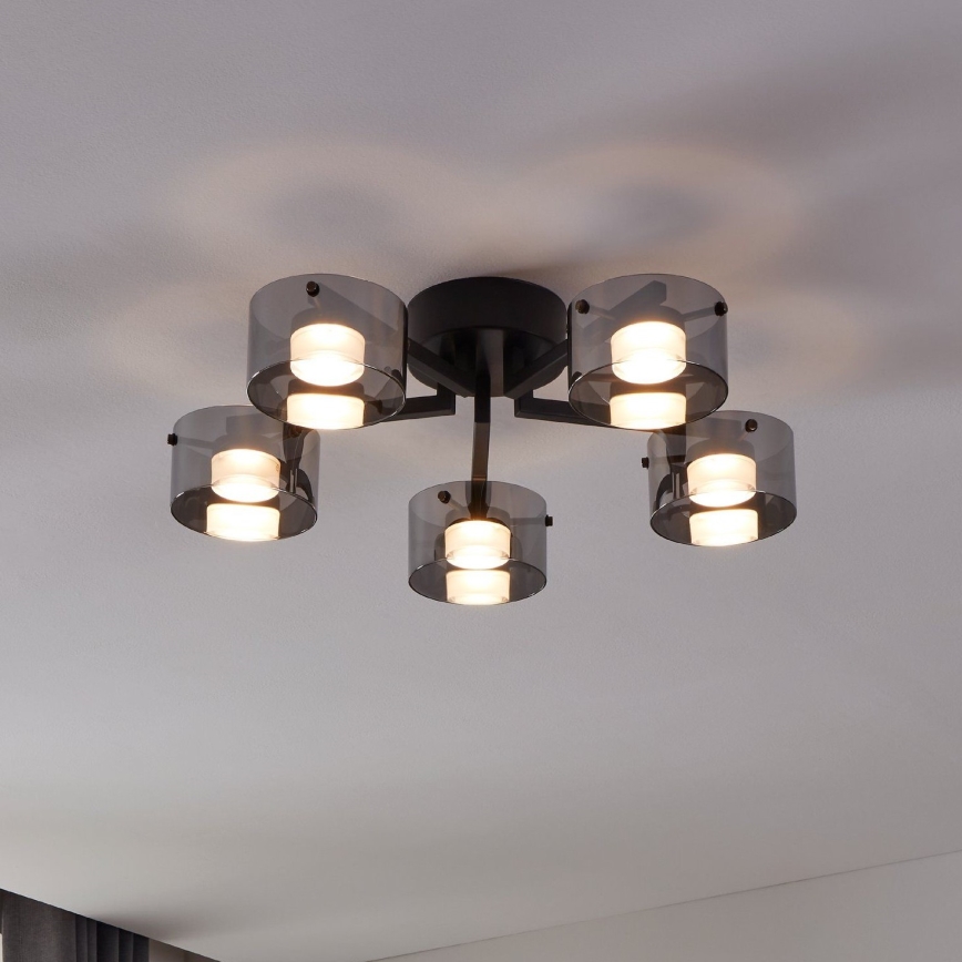 Eglo - LED Dimmable surface-mounted chandelier 5xLED/5,4W/230V
