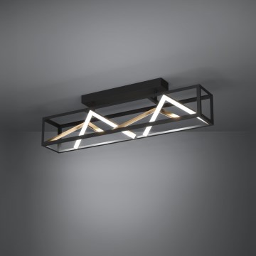 Eglo - LED Dimmable surface-mounted chandelier LED/45W/230V 2700-6500K black/gold + remote control