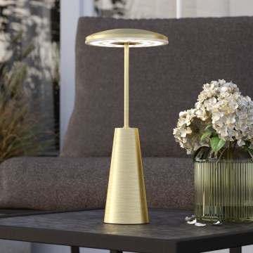 Eglo - LED Dimmable touch outdoor lamp LED/2,8W/5V 2400K/3000K/4000K 5200 mAh IP54 gold