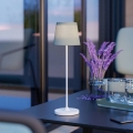 Eglo - LED Dimmable Touch Rechargeable Table Lamp LED/3.8W/5V 2400/3000/4000K 2000 mAh White/Green