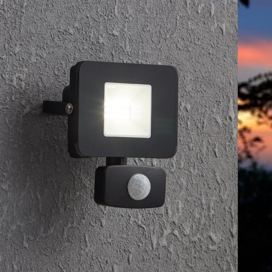 Eglo - LED Floodlight with a sensor LED/10W/230V IP44