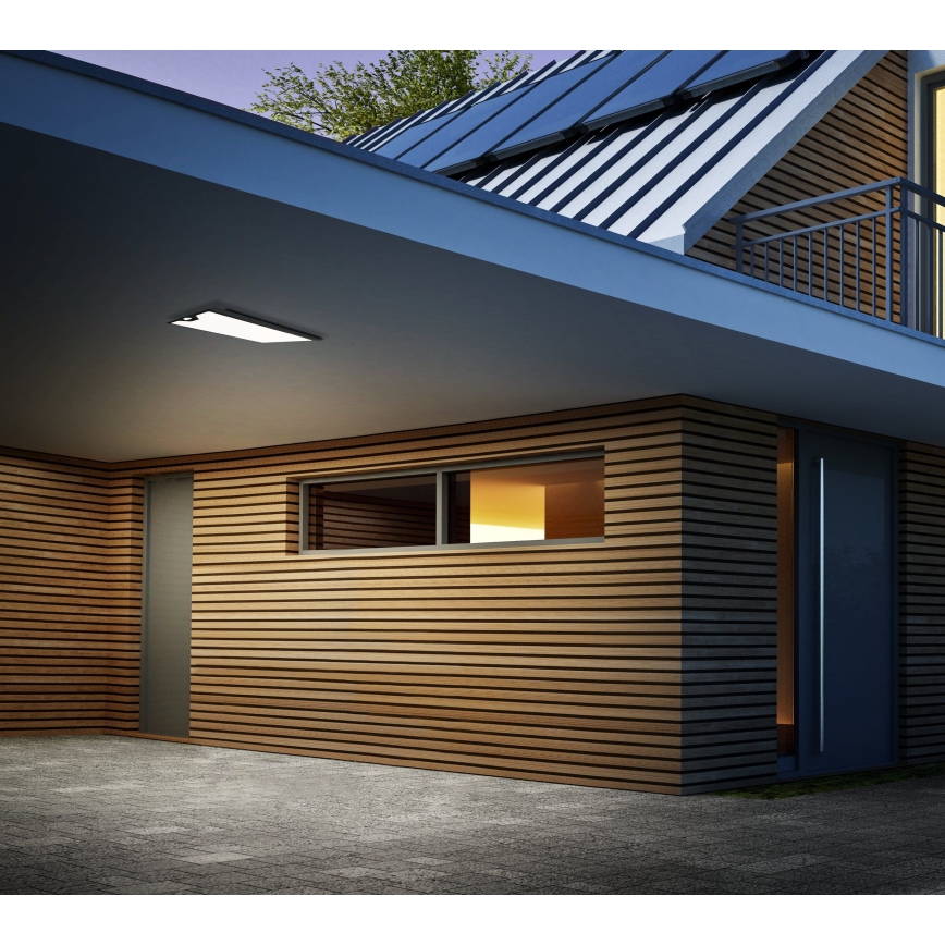 Eglo - LED Outdoor Ceiling Light with Sensor CASAZZA LED/18,5W/230V IP44