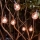 Eglo - LED Outdoor decorative chain 16xLED/0,064W/24V IP44 black