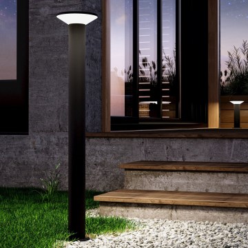 Eglo - LED Outdoor Lamp LED/10W/230V 100 cm IP44 Black