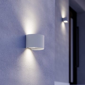 Eglo - LED Outdoor Wall Light 2xLED/2,8W/230V IP54 White