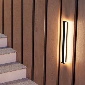Eglo - LED Outdoor wall light 2xLED/7W/230V 3000K IP55 black