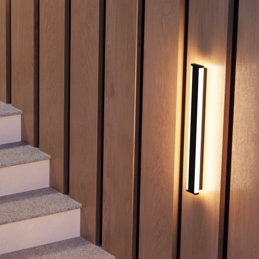 Eglo - LED Outdoor wall light 2xLED/7W/230V 3000K IP55 black