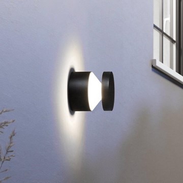 Eglo - LED Outdoor Wall Light LED/11W/230V Black IP65
