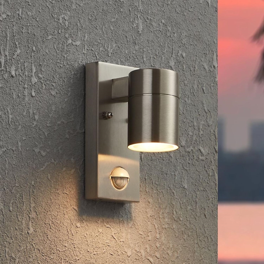 Eglo - LED Outdoor wall light with a sensor 1xGU10/3W/230V IP44