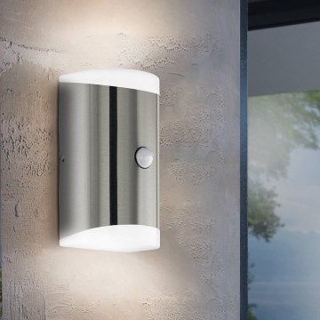 Eglo - LED Outdoor wall light with a sensor 2xGU10/4,6W/230V IP44