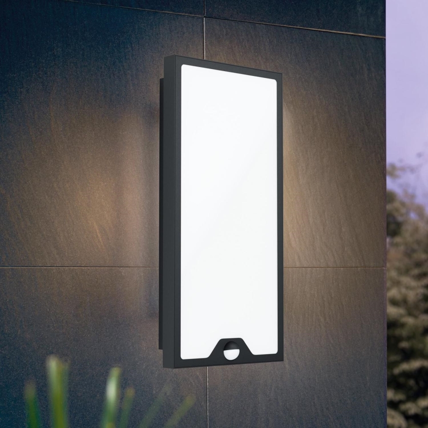 Eglo - LED Outdoor wall light with a sensor LED/16W/230V IP44