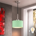 Eglo - LED pendant lamp on cable TUNJA 1xE27/60W/230V Ø 20 cm green/black