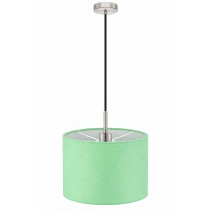 Eglo - LED pendant lamp on cable TUNJA 1xE27/60W/230V Ø 20 cm green/black