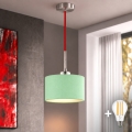 Eglo - LED pendant lamp on cable TUNJA 1xE27/60W/230V Ø 20 cm green/red
