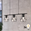 Eglo - LED Pendant Light on Cable 3xE27/40W/230V
