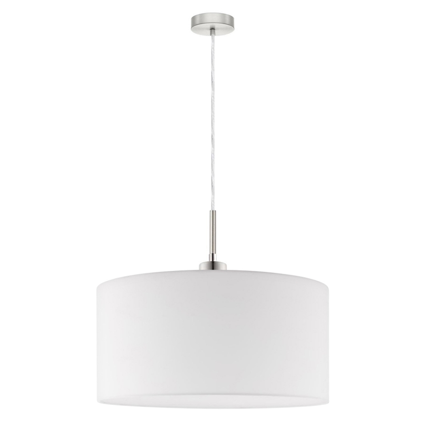 Eglo - LED pendant light on cable TUNJA 1xE27/60W/230V white