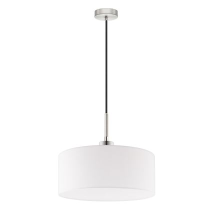 Eglo - LED pendant light on cable TUNJA 1xE27/60W/230V white