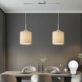 Eglo - LED Pendant Light on Cable TUNJA 2xE27/60W/230V Cream