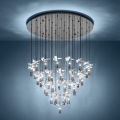 Eglo - LED pendant on cable, 43 LEDs / 2.1 W each / 230 V, 2200/3000/4000 K, polished chrome