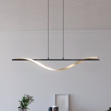 Eglo - LED Pendant Suspended on Cable LED/20W/230V 2700/4000/6500K black/gold