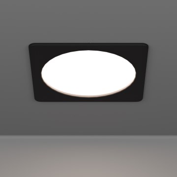 Eglo - LED Recessed Ceiling Light LED/10.5W/230V 2700/4000/6500K 16.6x16.6 cm Black
