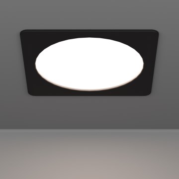 Eglo - LED recessed ceiling light LED/18,5W/230V 2700/4000/6500K 21,6x21,6 cm black