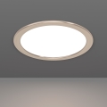 Eglo - LED recessed ceiling light LED/18,5W/230V 2700/4000/6500K Ø 21,6 cm matte chrome