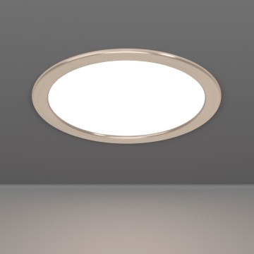 Eglo - LED recessed ceiling light LED/18,5W/230V 2700/4000/6500K Ø 21,6 cm matte chrome